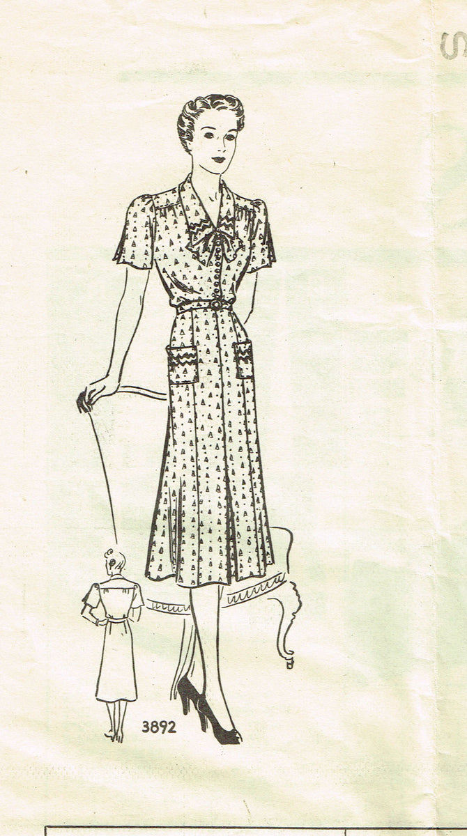 1930s Vintage Mail Order Pattern 2984 Misses Bra Panties & Teddy 38 B –  Vintage4me2