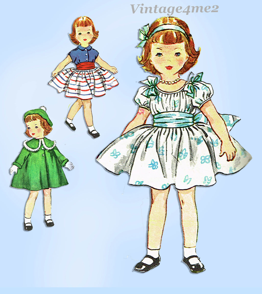 Child's Doll, Alice in Wonderland Doll, 1940s Vintage Sewing Pattern –  Vintage Sewing Pattern Company