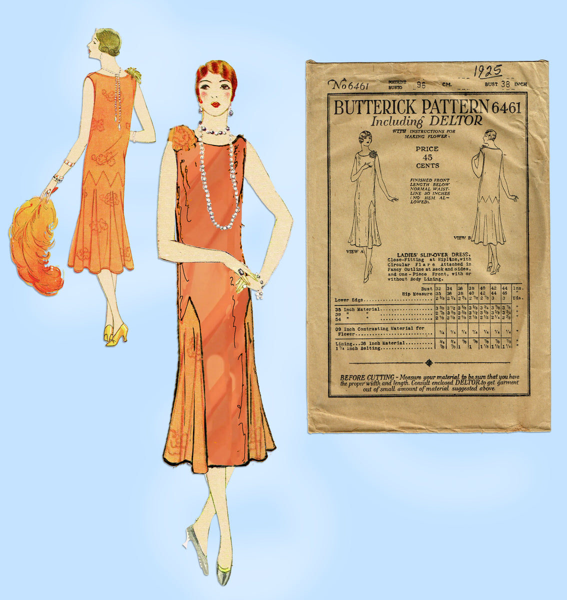 1940s LINGERIE Camisole and Petticoat slip Pattern BUTTERICK 2642 Perfect  For Sheer Fabric Clothing, Bust 36 Vintage Sewing Pattern FF