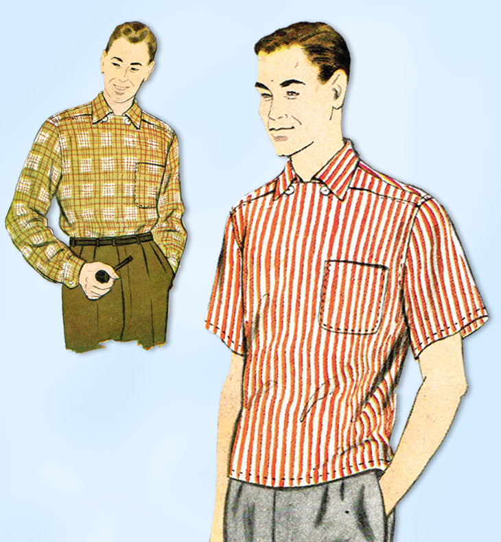 Uncut Mens XXXL Athletic Jacket Baseball Shirt McCalls Sewing Pattern 6577