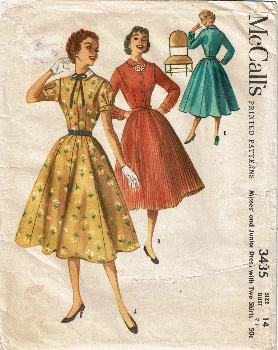 McCall's 3436 Evening Dress - Lined Tops, Skirts, Stole Size: F 16-18-20  Used Sewing Pattern