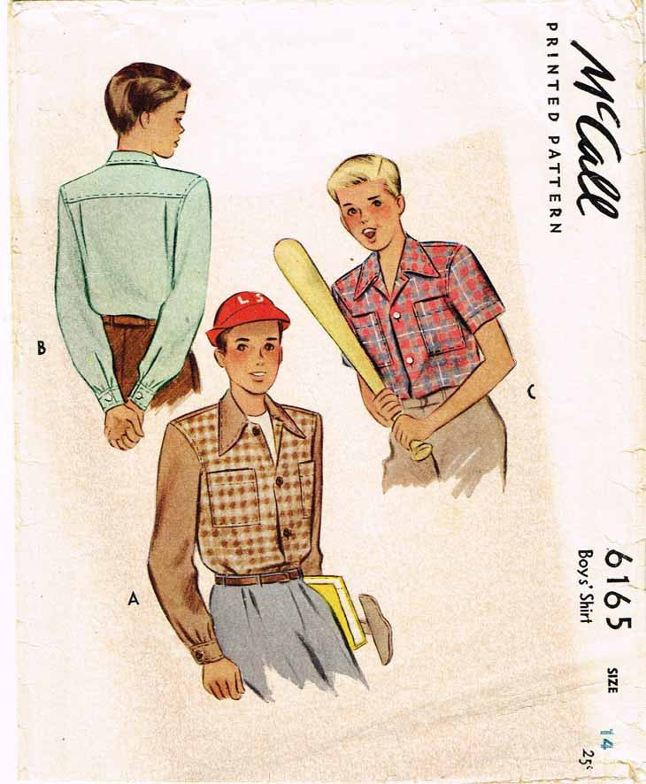 Baseball Uniform Pants Shirt Shorts 6543 McCalls Sewing Pattern Boys 4 5 6  UC FF