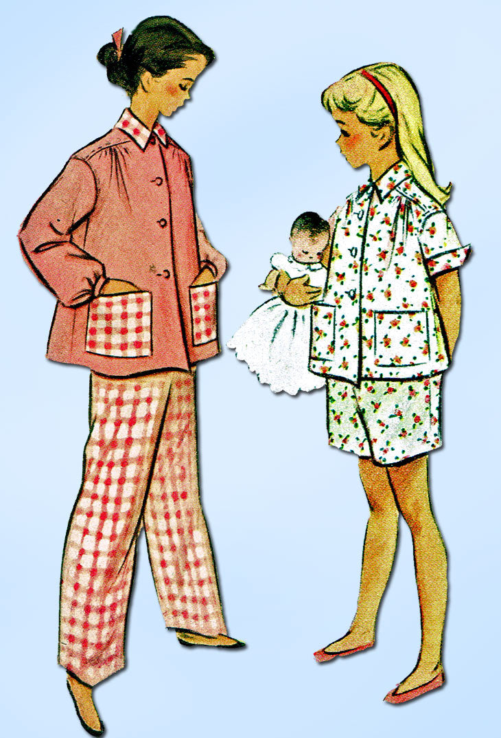 1950s pajamas hot sale