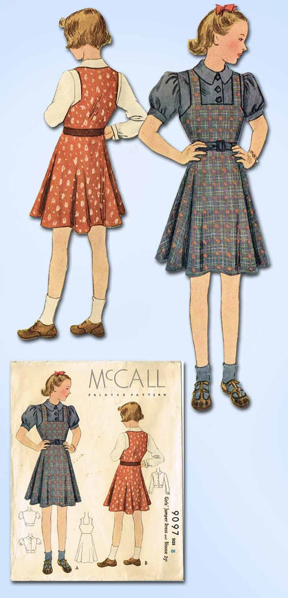 McCalls 3413 Girls Jumper Sewing Pattern – WeSewRetro