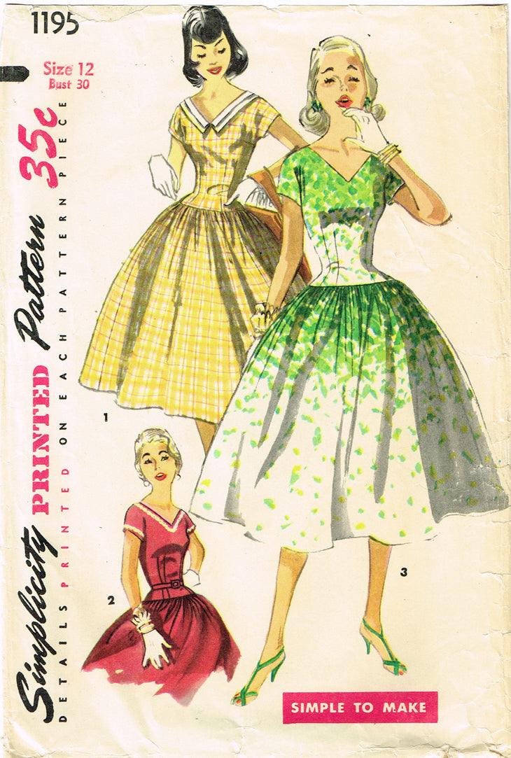 Simplicity 1195 Women's Evening, Special Occasion, and Cocktail Dress  Sewing Pattern, Sizes 12-20 White