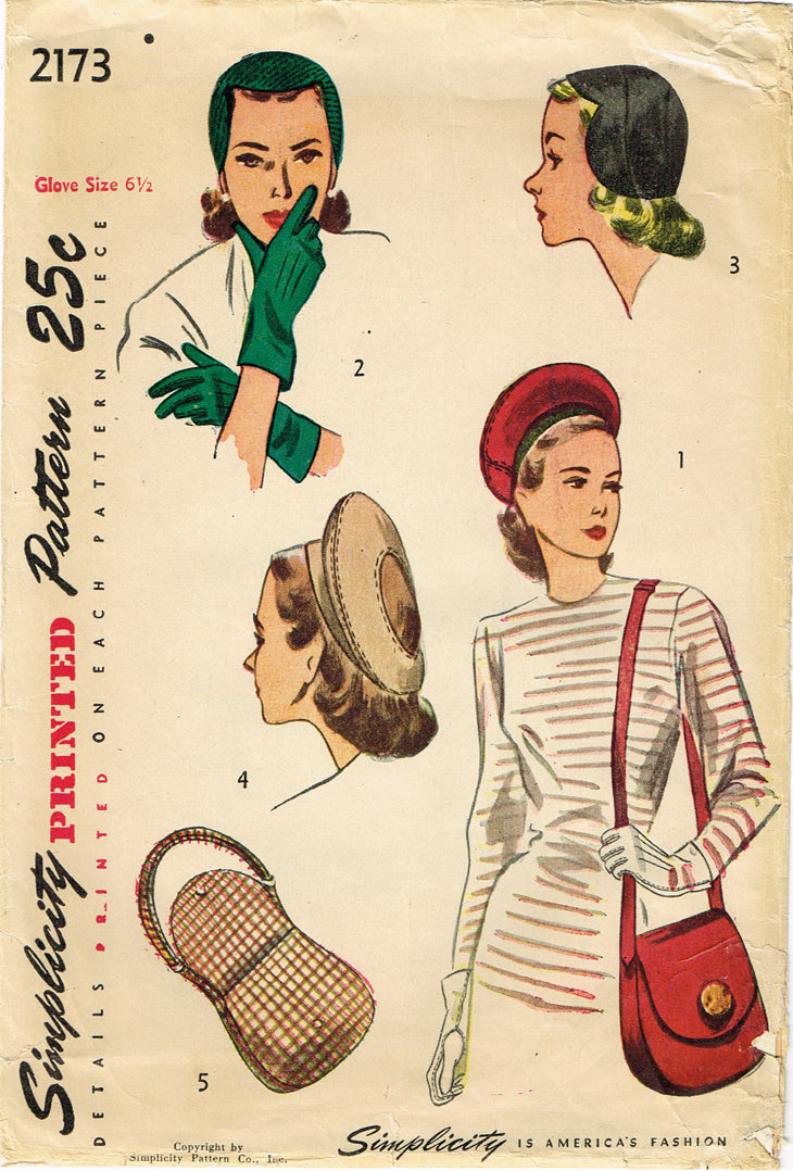  Simplicity Women's Retro Handbag Sewing Patterns by