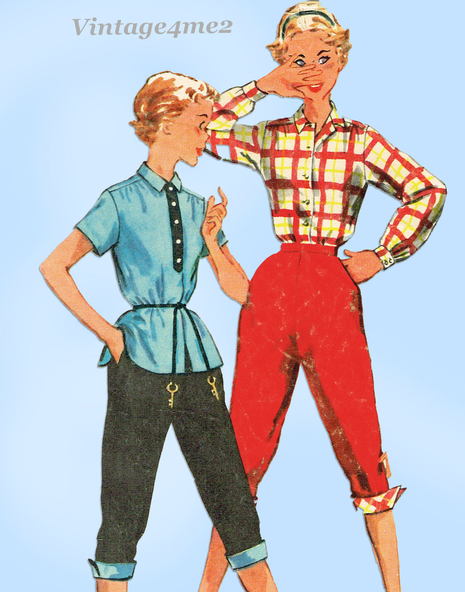 Pintucks: 1950s Sportswear: Paddle & Saddle Summer Separates