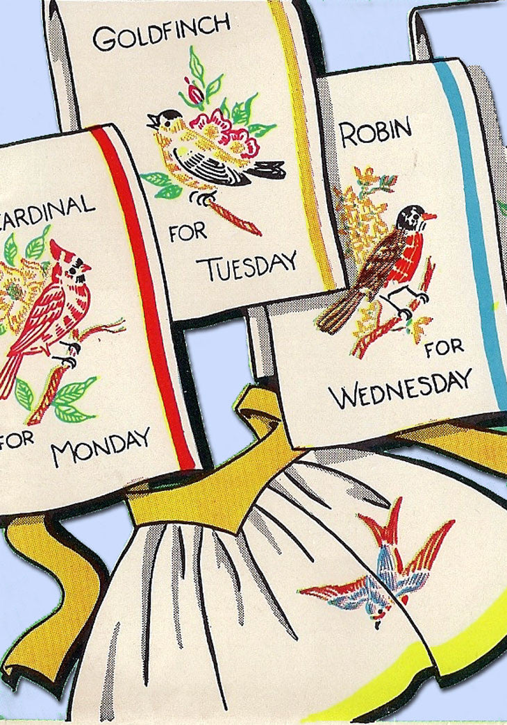 1950s Vintage Vogart Embroidery Transfer 646 Uncut Rooster Dinette Set –  Vintage4me2