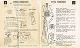 Mail Order 1617: 1940 Classic Shirtmaker Dress Sz 32 B Vintage Sewing Pattern Complete