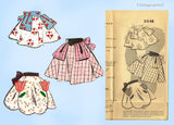 1950s Vintage Fashion Service Sewing Pattern 2348 Misses Cocktail Apron Fits All