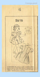 Mail Order 2616: 1950s Toddler Play or Party Dress Size 4 Vintage Sewing Pattern