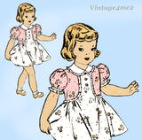 Mail Order 2616: 1950s Toddler Play or Party Dress Size 4 Vintage Sewing Pattern