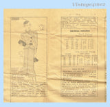 Mail Order 2860: 1930s Uncut Misses 2 Piece Suit Sz 38 B Vintage Sewing Pattern