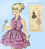 Mail Order 2918: 1950s Toddler Sun Dress Darling Shoulder Vintage Sewing Pattern