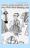 Mail Order 2918: 1950s Toddler Sun Dress Darling Shoulder Vintage Sewing Pattern