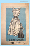 1960s Original Vintage ANNE ADAMS Pattern 4765  Misses Easy Dress Uncut 36B Easy to Make