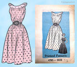 1960s Original Vintage ANNE ADAMS Pattern 4765  Misses Easy Dress Uncut 36B Easy to Make