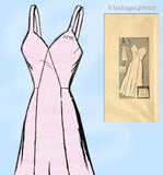 1940s Vintage Marian Martin Pattern 9013 Uncut Misses Bias Cut Wrap Slip Sz 46 B