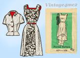 1960s Vintage Marian Martin Pattern 9071 Uncut Misses Dress & Jacket Sz 39 B