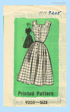 1950s Vintage Marian Martin Sewing Pattern 9205 Misses Sun Dress Size 34 Bust