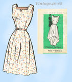 1960s Vintage Marian Martin Pattern 9356 Uncut Misses Classic Sun Dress Size 34 Bust