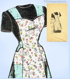 Marian Martin 9407: 1940s Misses WWII Apron Sz 32-34 Uncut Vintage Sewing Pattern