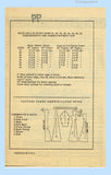 Anne Adams 4552: 1950s Stylish Misses Keyhole Dress Sz 36 B Vintage Sewing Pattern