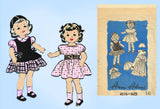 Anne Adams 4576: 1950s Cute 16 Inch Doll Clothes Set Vintage Sewing Pattern