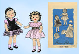 Anne Adams 4576: 1950s Cute 22 Inch Doll Clothes Set Vintage Sewing Pattern