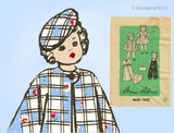 Anne Adams 4600: 1940s Cute 14 Inch Doll Clothes Set Vintage Sewing Pattern