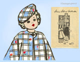 Anne Adams 4600: 1940s Cute 20 Inch Doll Clothes Set Vintage Sewing Pattern