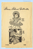 Anne Adams 4783: 1950s Cute 18 Inch Baby Doll Clothes Set Vintage Sewing Pattern