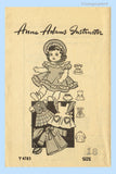 Anne Adams 4783: 1950s Cute 22 Inch Baby Doll Clothes Set Vintage Sewing Pattern