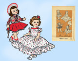 Anne Adams 4895: 1950s Uncut 16 Inch Doll Clothes Set Vintage Sewing Pattern