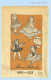 Anne Adams 4895: 1950s Uncut 16 Inch Doll Clothes Set Vintage Sewing Pattern