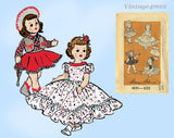 Anne Adams 4895: 1950s Uncut 22 Inch Doll Clothes Set Vintage Sewing Pattern