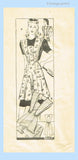 Mail Order 4906: 1940s Farm Kitchen Apron  Vintage Sewing Pattern Anne Adams 38B