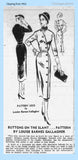 1950s Vintage Anne Adams Sewing Pattern A515 Uncut Misses Designer Dress 32 B