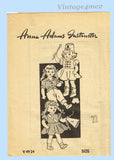 Anne Adams T-4924: 1940s Cute 14 Inch Doll Clothes Set Vintage Sewing Pattern