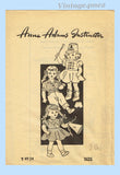 Anne Adams T-4924: 1940s Cute 16 Inch Doll Clothes Set Vintage Sewing Pattern