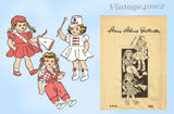 Anne Adams T-4924: 1940s Cute 16 Inch Doll Clothes Set Vintage Sewing Pattern