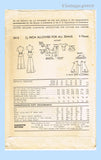 Advance 5412: 1950s Uncut Misses 4H Uniform Dress Sz 32 B Vintage Sewing Pattern