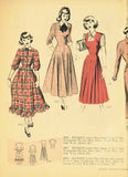 Digital Download Advance Fashion Flyer September 1948 Small 1940s Sewing Pattern Catalog