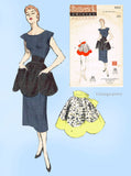 1950s Vintage Butterick Sewing Pattern 5531 Cute Scalloped Tea Aprons Fits All