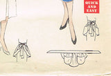 1950s Vintage Butterick Sewing Pattern 5531 Cute Scalloped Tea Aprons Fits All