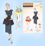 1950s Vintage Butterick Sewing Pattern 5531 Cute Scalloped Tea Aprons Fits All