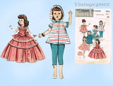 1950s Vintage Butterick Sewing Pattern 7975 16 Inch Toni Walker Doll Clothes