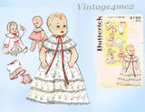 1960s Vintage Butterick Pattern 9196 Uncut Baby Doll Clothes Set 19-21 Inches