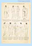 Ladies Home Journal 3170: 1920s Uncut Misses Dress Sz 34 B Vintage Sewing Pattern