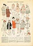 Ladies Home Journal 2205: 1920s Toddler Girls Cape Sz 8 Vintage Sewing Pattern